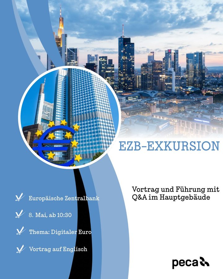 Plakat: EZB-Exkursion