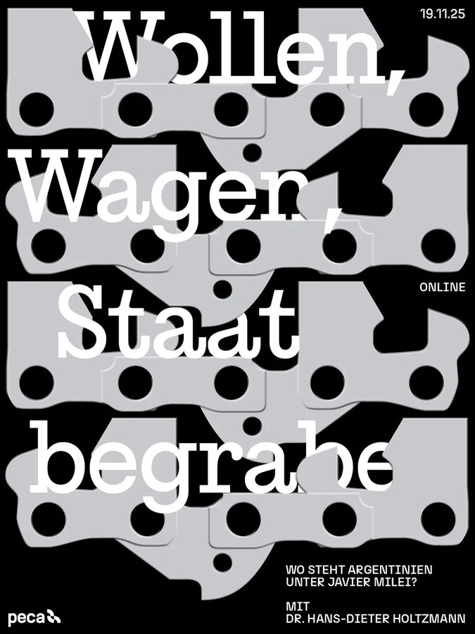 Plakat: Talk mit Hans-Dieter Holtzmann zu Argentinien